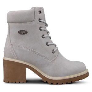 WOMEN'S LUGZ CLOVE HEELED
BOOTIES SIZE 7.5